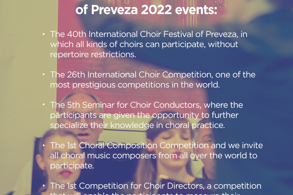 40th International Choral Festival of Preveza