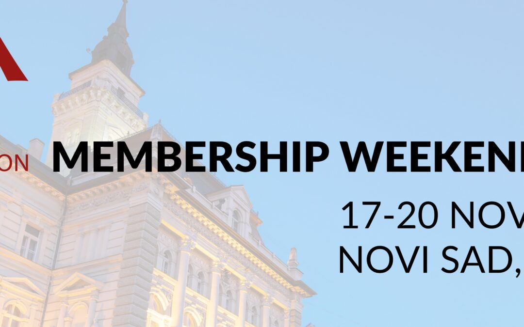 Invitation to our Membership Weekend 2022