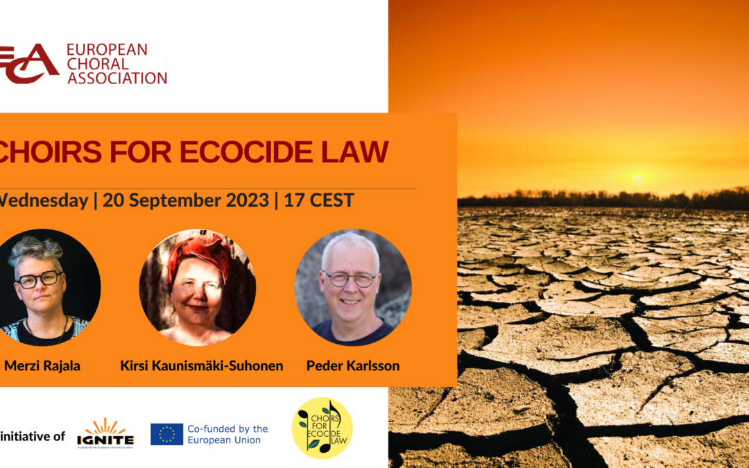 WEBINAR: CHOIRS FOR ECOCIDE LAW