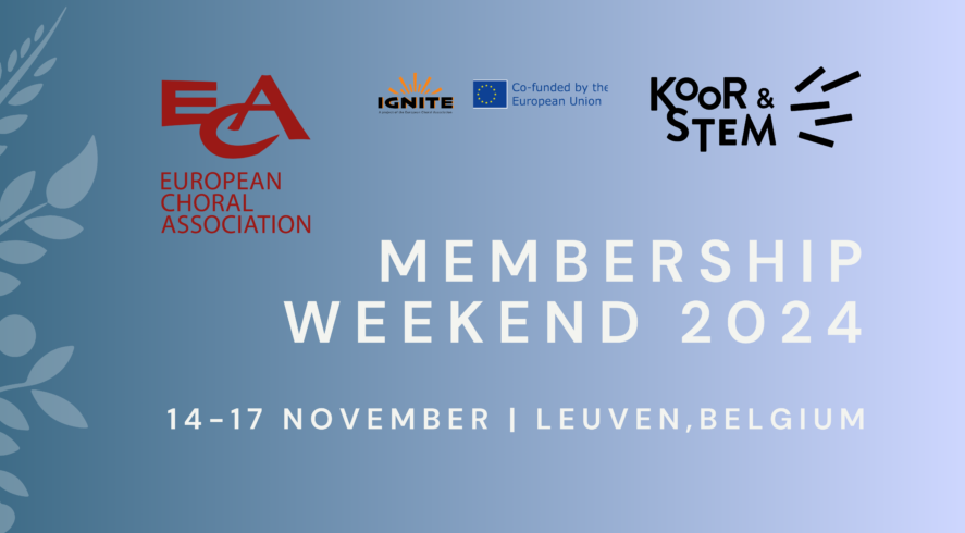 Join our Membership Weekend 2024 in Leuven on 14-17 November