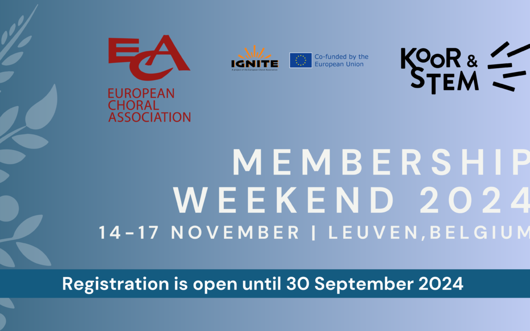 REGISTRATIONS FOR OUR MEMBERSHIP WEEKEND 2024 ARE NOW OPEN