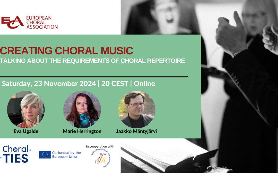 Webinar “Creating Choral Music: Talking about the Requirements of Choral Repertoire”